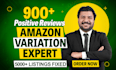 create amazon product listing variation or fix amazon listing