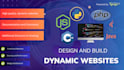 develop website with HTML PHP javascript csharp wordpress