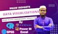 do data visualization using r studio, tableau, power bi, SAS, excel