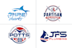 do hvac, plumbing and air conditioning logo design