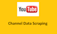 scrape youtube channels data