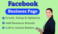 create and setup facebook business page professionally
