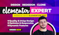 full custom design wordpress website creation or revamp webbsite using elementor