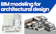 create 3d bim modeling, floor plans, elevations with revit