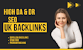 premium high quality da50 UK SEO contextual backlinks manual white hat