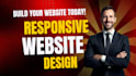 create modern responsive website design using HTML CSS bootstrap