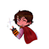 chibi anime style illustrations for fan art, oc, manga