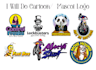 do mascot cartoon modern logo