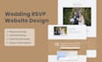 create wedding website with online rsvp