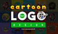 create fun and cool mascot cartoon character logo
