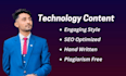 write unique internet and technology web content