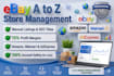 do ebay a to z store management and manual product listing for guaranteed sales