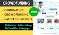 make crowdfunding website for campaign fundraising