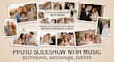 create a photo slideshow video for wedding birthday or memorial