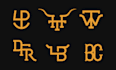 do custom western ranch cattle brand style logo design