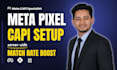 setup meta facebook pixel, conversion api, server side tracking by GTM