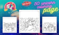 send you 50 printable colouring unicorn pages