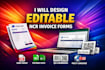 design editable ncr invoice forms