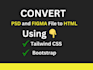 convert figma design to HTML,CSS, bootstrap