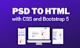 transform your psd to html with css and bootstrap responsive