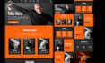 create a responsive websites with html, css, bootstrap and javscript