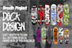 design amazing illustration for skateboard deck
