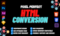 convert psd to html figma to html xd to html css bootstrap responsive