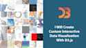 create custom interactive data visualization with d3js