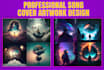 design professional song cover artwork design