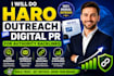 do haro outreach and digital PR backlinks for authority brand mentions