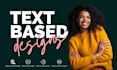 create custom text based t shirt designs for commercial use