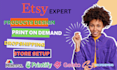 do etsy store creation, etsy product listings, SEO, etsy product descriptions
