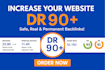 increase DR, ahrefs domain rating 90 plus