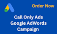 setup google ads call only campaign pay per call