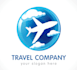 do make an modern custom travel logo