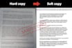 convert hard copy into soft copy
