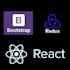 build your website frontend with react js and redux and react bootstrap