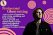 ghostwrite your fiction or non fiction book