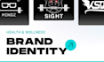 design a brand identity for your health and wellness company