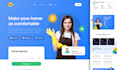 build cleaning service website, house, office cleaning, booking koala website