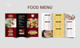 do restaurant menu card design, food menu design, digital menu board design