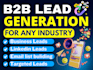 provide b2b leads, targeted email leads, data entry, and lead gen services