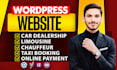 build car dealership website, car rental, scooter rental or taxi booking website
