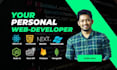 be your personal frontend web developer to build pixel perfect design
