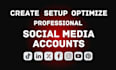 professionally create social media business pages and business accounts
