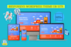 convert html into responsive wordpress theme or site
