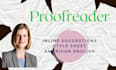 proofread your book of any genre