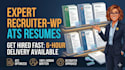 write professional ats resume, CV and tailored cover letter