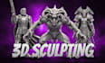 sculpt 3d sculpting for printing, modeling 3d printing