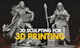 sculpt 3d sculpting for printing, modeling 3d printing